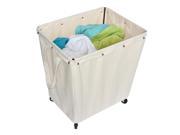 Home Products International 4569005 Commercial Canvas Hamper Khaki