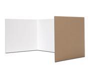 Sturdy Carrel w/Corrugated 12