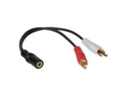 C2G 40424 6 Value Series One 3.5mm Stereo Female To Two RCA Stereo Male Y Cable