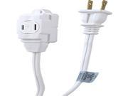 GE 51947 3 Outlet Polarized Indoor Extension Cord 9 Feet