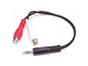 StarTech.com MUMFRCA 6in Stereo Audio Cable 3.5mm Male to 2x RCA Female
