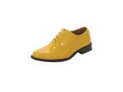 Add contemporary color to spice up your formal look! These Yellow Tux Shoes have genuine leather lining and come with yellow laces