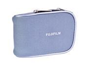 Fuji Film Digital Camera Gray Zippered Soft Case Bag w/ Lanyard & Memory Pocket