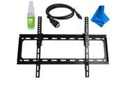Fino FT64K2 Large Tilt Wall Mount Kit for 30? 65? TV w Screen Cleaner and 6ft HDMI Cable