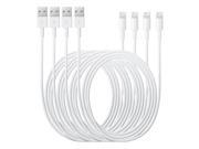 Apple OEM Original Lightning USB Charge and Data Sync Cable MD818ZMA 4 Pack