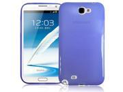 RND TPU Protective Case for Samsung Galaxy Note II 2 Transparent Purple