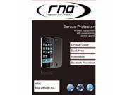 RND 3 Screen Protectors for HTC Evo Design 4G Hero 4G Kingdom Ultra Crystal Clear with lint cleaning cloths