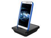 RND Dock and 2nd Battery Charger for Samsung Galaxy S III 3 WITH AUDIO OUT compatible without or with a slim fit case