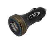 RND Dual 3.1A (fast) USB car charger for iPhones Smartphones iPads Tablets MP3 Players and Gaming Devices (black)