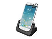 RND Dock for Samsung Galaxy Note 2 with Dock mode and Audio Out compatible without or with a case black