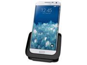 RND Dock for Samsung Galaxy S6 and S6 Edge with USB port compatible with or without a slim fit case black