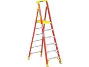 PD6206 6 ft. Type IA Fiberglass Podium Ladder