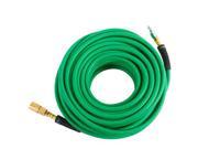 115159 1 4 in. x 100 ft. Hybrid Hose with Industrial Fittings Green