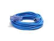 D17226050 Pro Glo 15 Amp 12 3 AWG Triple Tap CGM Extension Cord 50 ft. Blue