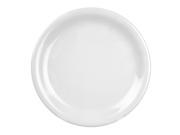 Excellante 6-1/2-Inch narrow rim round plate - white (comes in 1 Dozen)