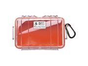 Pelican 1050 Micro Case w Clear Lid Red