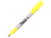 Sharpie Permanent Marker Pen Fine Point Yellow 1 EACH