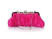 UPC 700580460682 product image for Bundle Monster Womens Vintage Satin Envelope Evening Clutch Handbag - PINK | upcitemdb.com