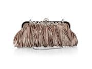UPC 700580460712 product image for Bundle Monster Womens Vintage Satin Envelope Evening Clutch Handbag - TAUPE | upcitemdb.com