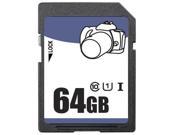 OEM 64GB SD SDHC SDXC Card Class 10 Ultra High Speed UHS-I for Camera & Camcorder