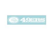San Francisco 49ers Official NFL 4"x17" Die Cut Decal by 