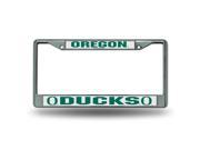 Oregon Ducks Chrome License Plate Frame Free Screw Caps with this Frame