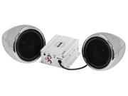 Soundstorm Motorcycle System 3 Chrome Speakers 600W Max Bluetooth Aux Input SMC72BC