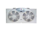 Bionaire BW2300 Twin 3 Speed Window Fan with LCD Screen and Remote Control