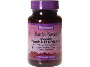 Vitamin B-12 & Folic Acid - Bluebonnet - 90 - Chewable