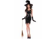 Liquid Black Witch Costume