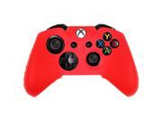 For Microsoft Xbox One Game Controller Red Silicone Gel Case Cover 2 Pack