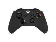 2 X Black Silicone Skin Soft Cover Case For Microsoft Xbox One Game Controller
