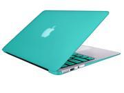 2 in 1 Soft Touch Plastic Hard Case Cover Keyboard Cover for Macbook Air 11 Tiffny Blue
