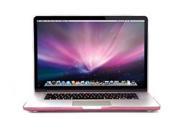 Rubberized Hard Shell Case For MacBook Pro 15 A1286 With Silicone Keyboard Cover Baby Pink