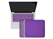 4 in1 Rubberized PURPLE Case for Macbook PRO 13 Keyboard Cover LCD Bag A1278