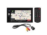 Planet 6.5 DDin ReceiverNavigation Bluetooth Touchscreen with rear view camera