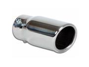 Vibrant 1505 2.5in Round Stainless Steel Bolt On Exhaust Tip