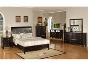 King Size 4pc Urban Living Padded Back Sleigh Bed Bedroom Set