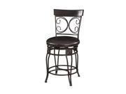 Big and Tall Back to Back Scroll Counter Stool