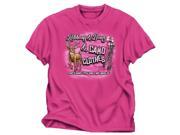 Buck Wear Ribbons & Bows & Camo Pink Tshirt Youth Large