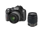 PENTAX K-50 (10905) Black Digital SLR Camera with 18-55mm f/3.5-5.6 and 50-200mm f/4-5.6 Lenses