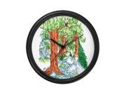 owl in a tree wall clock by CafePress