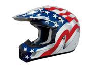 AFX FX-17 Flag MX Helmet Freedom White XS