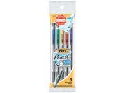 BIC MPFP51 Grip Mechanical Pencil 2 Pencil Grade 0.5 mm Lead Size Black Lead 5 Pack
