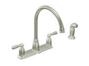 Moen, Inc. Stainless Steel Kitchen Faucet.