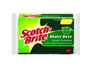 Scotch Brite 420 Scrub Sponge 2.8 x 4.5 1Each Green Yellow