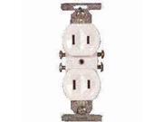 RECEPTACLE DPX 125V 15A 2P 1IN COOPER WIRING White 736W BOX 032664166204