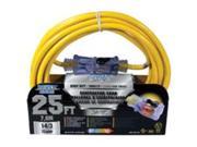 Power Zone ORP511725 Cord 25 Foot 14 3 Pro Sjtow Outdoor