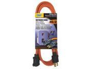 Cord Ext 16Awg 3C Cu 8Ft 13A Power Zone Extension Cords OR501608 Orange Copper