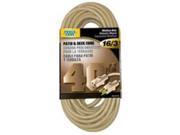 Power Zone OR884628 Extension Cord 16 3 40 Foot Beige Deck Outdoor 3 Conductor